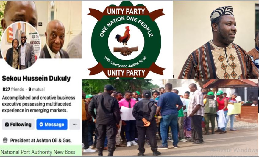 Unity Party Supporters Rally for Tarpeh's Appointment at Any Lucrative Position in Government
