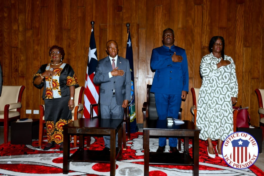 Liberian President Joseph Nuymah Calls for Accountability and Service Excellence in Cabinet Commissioning Ceremony