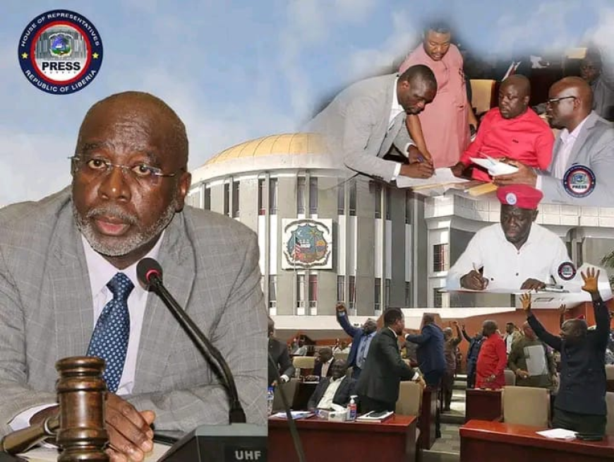 War & Economic Crimes Court at Last? Prince Johnson and Others in Hot Water as Speaker Koffa and 40 other Signs Resolution to Establish War & Economic Crimes Court