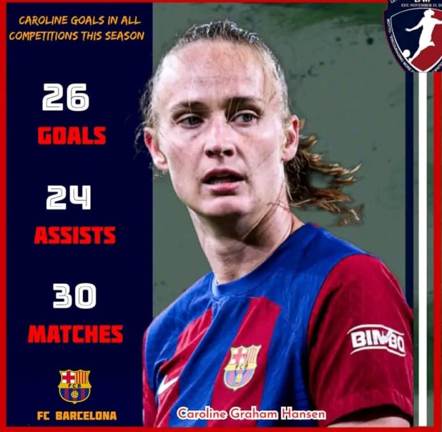 Caroline Graham Hansen Emerges as FC Barcelona Women's Most Influential Player of the Season