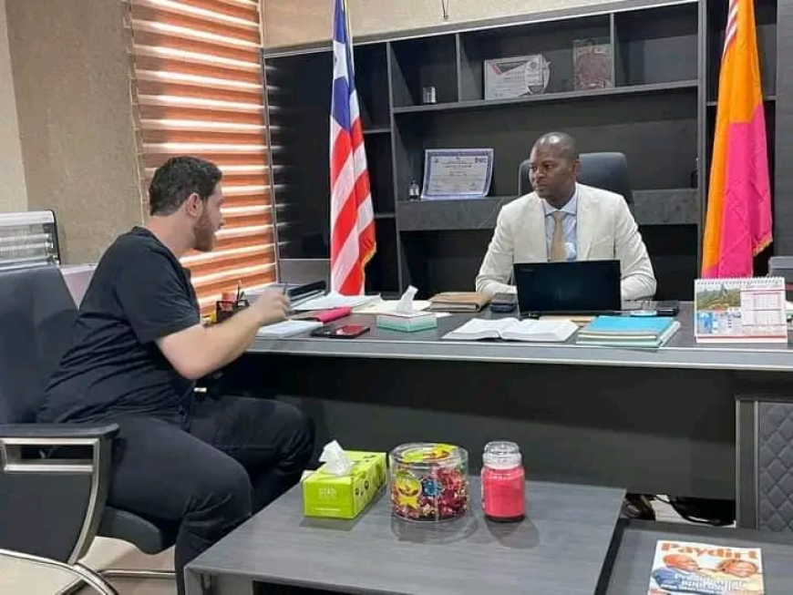 Exploring Expansion: Satcon Liberia's Dialogue with Senator Kpehe on Bong County Sub-Office