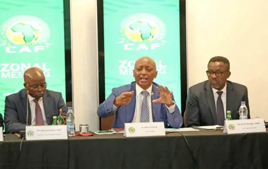 CAF President Dr. Motsepe Wraps Up Five-Country Tour with Visit to Angola
