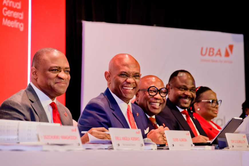 UBA Shareholders Commend 2023 Superlative Performance, Dividend Payout     ....Shareholders Give Approval to Recapitalize as Directed by the Regulators     ....UBA Pays Total Dividend of N95.8bn, translating to N2.80 per share in 2023