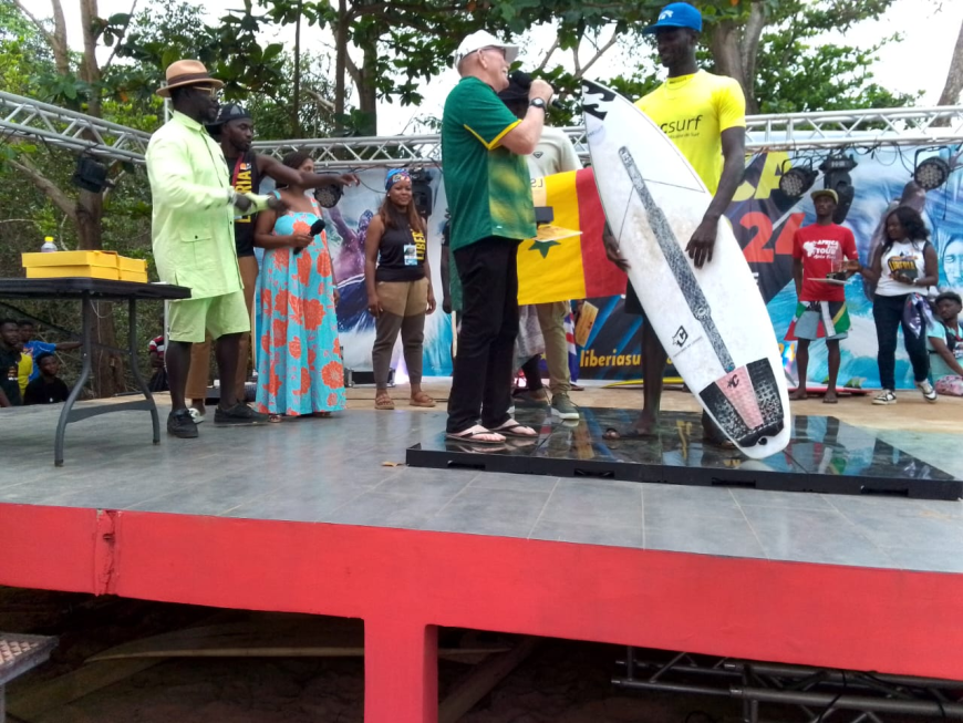Senegalese Wins $USD5, 000 Africa Tour 2024 Surfing Competition