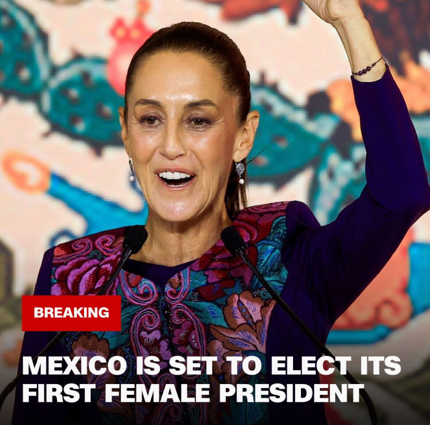 Mexico to Elect First Female President As Preliminary Results Favours Claudia Shienbaum