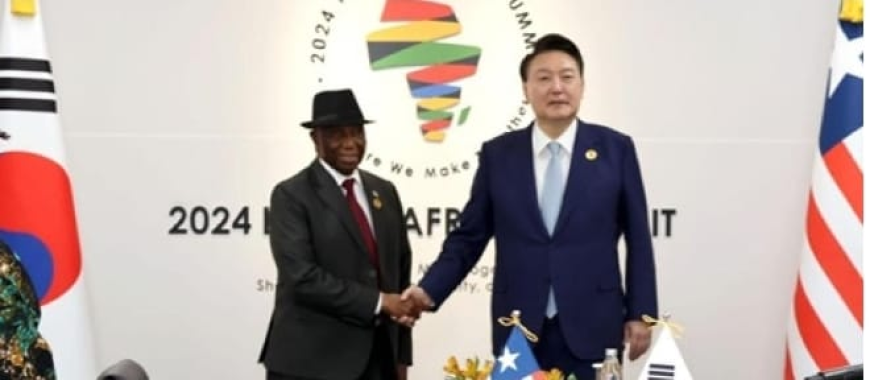 South Korean government set course to assist the country, says the Liberian government.