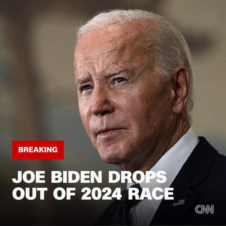 America's President Joe Biden withdraw from 2024 Presidential Race