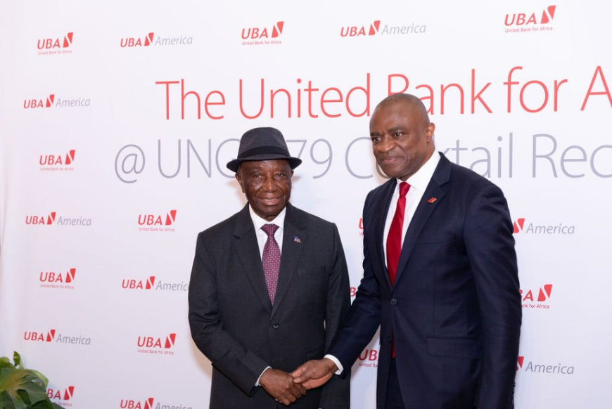 UBA Hosts Liberian President Joseph Nyumah Boakai at New York Cocktail Event