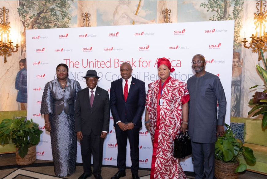 UBA Hosts Liberian President Joseph Nyumah Boakai at New York Cocktail Event