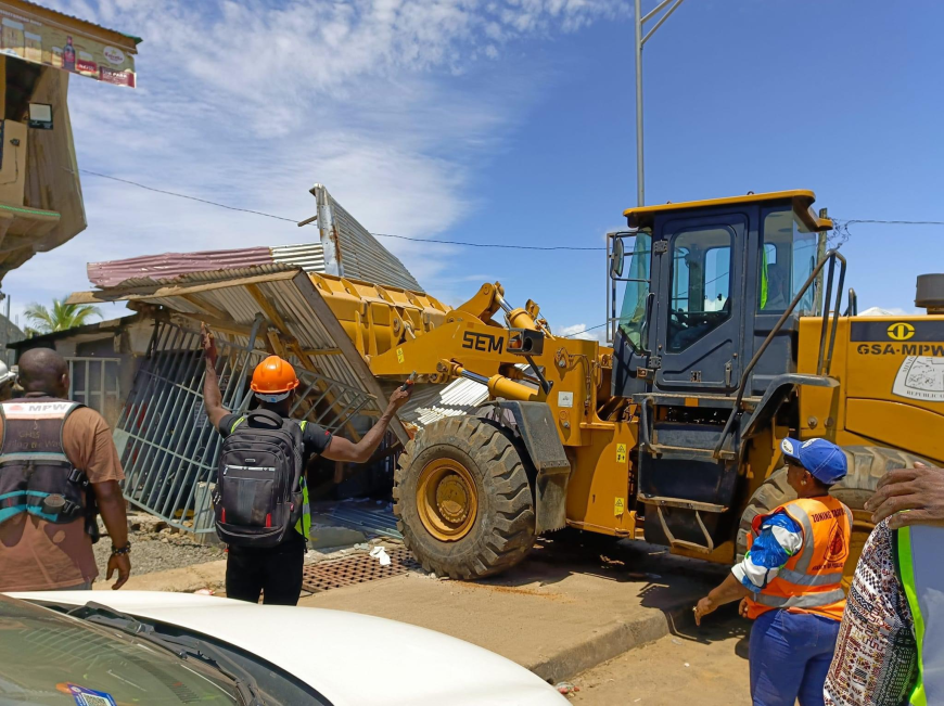 Demolition Begins Along Tubman Boulevard to Clear Path for Overpass Bridges Construction