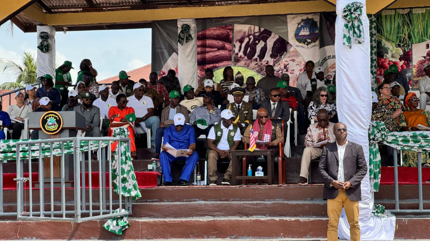 President Boakai commits to advancing agriculture and sustainable development.