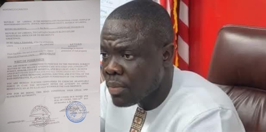 “A Complete Disgrace to a Sitting Representative” Citizens State: Frank Saah Foko’s Unpaid Rent Leads to Eviction