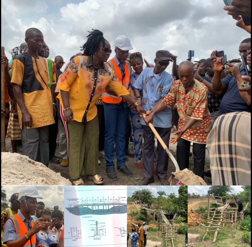 “Hon. Ivar K. Jones Launches $100K Footpath Bridge Project in Margibi County”