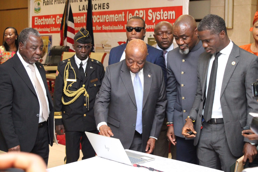 President Boakai Launches Groundbreaking e-GP System to Revolutionize Public Procurement