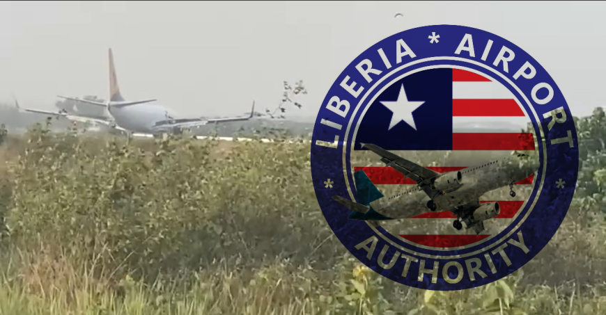 Fire Outbreak at Roberts International Airport Runway