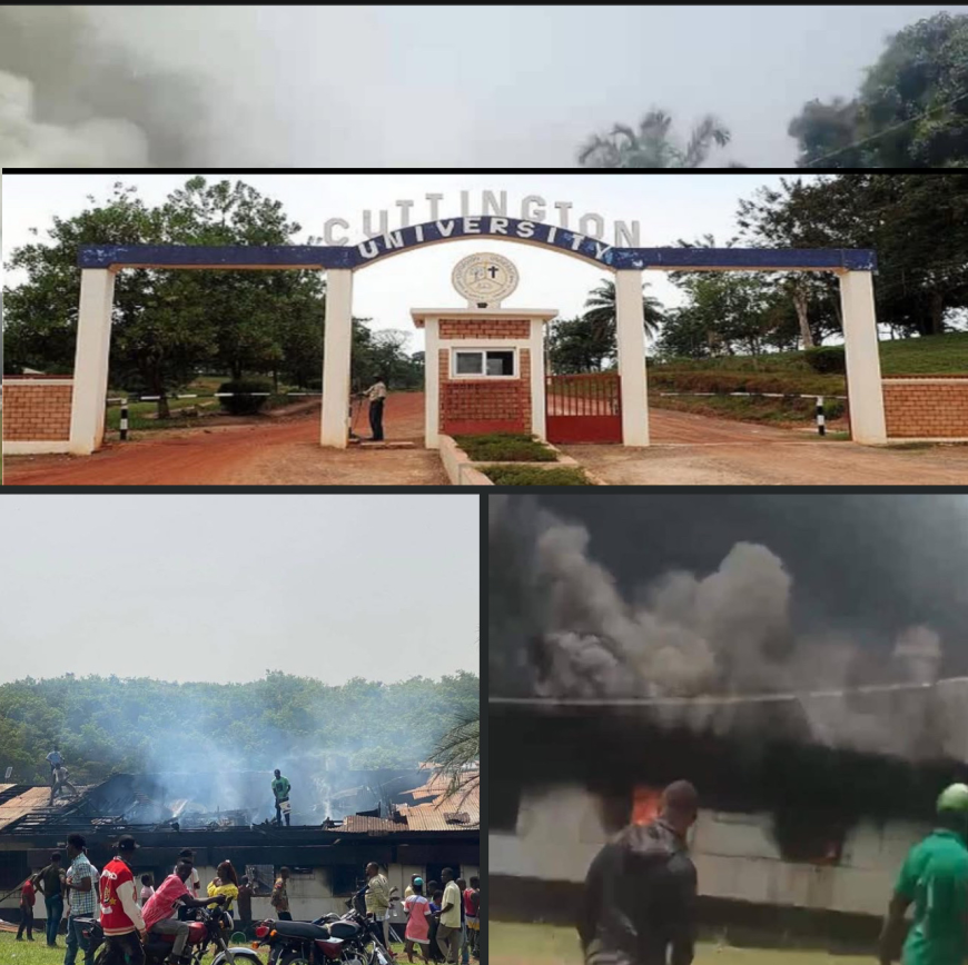 Cuttington University Students in Tears as Fire Strikes Women’s Dormitory Again”