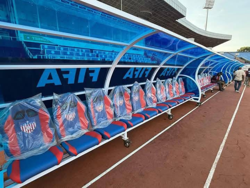 SKD Sports Complex Upgraded with New Dugout Seats as Liberia Prepares for Key World Cup Matches”