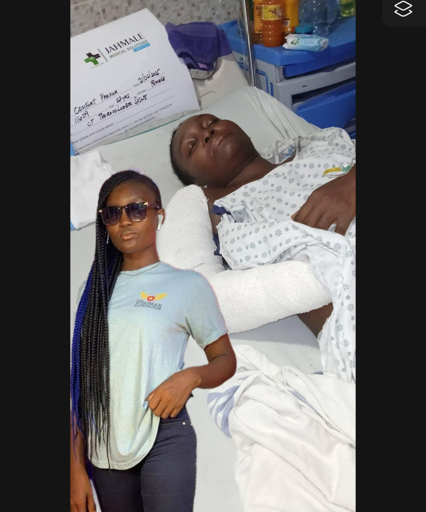 Female Journalist Comfort Charming Parker Needs Life-Saving Surgery