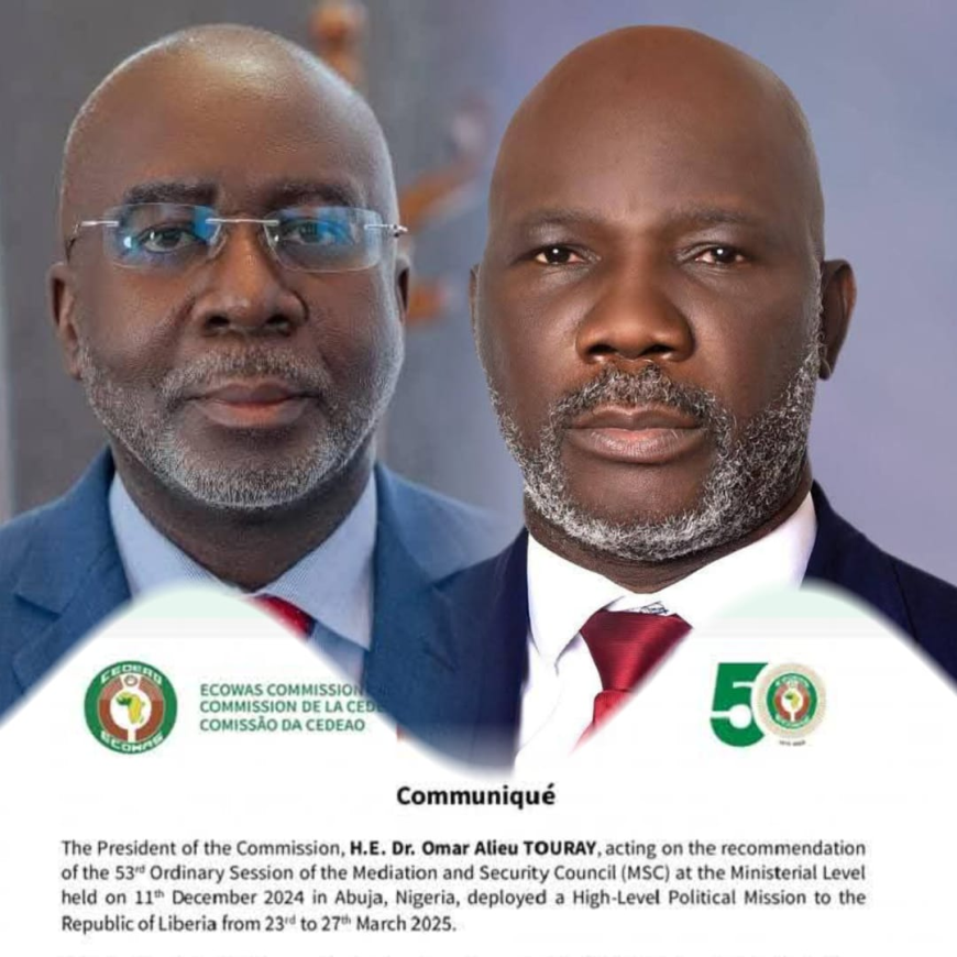 ECOWAS Struggles over Houses of Representatives Crisis as High-Level Mission Concludes Final Intervention