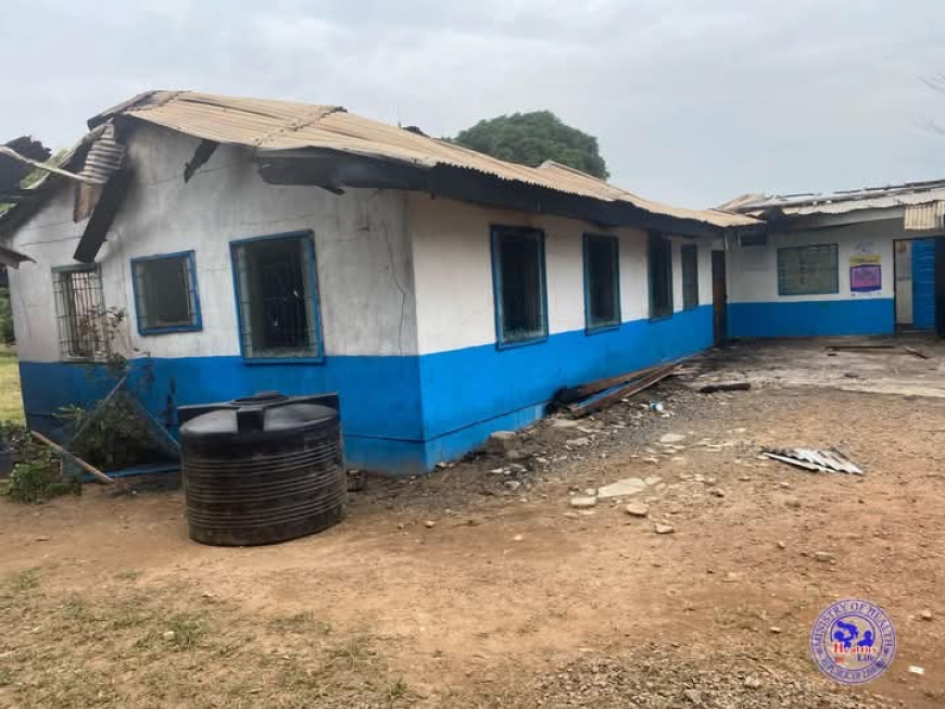 Dolo Town Health Center: Burned Down in February, Now Rebuilt on Promises and Politics”