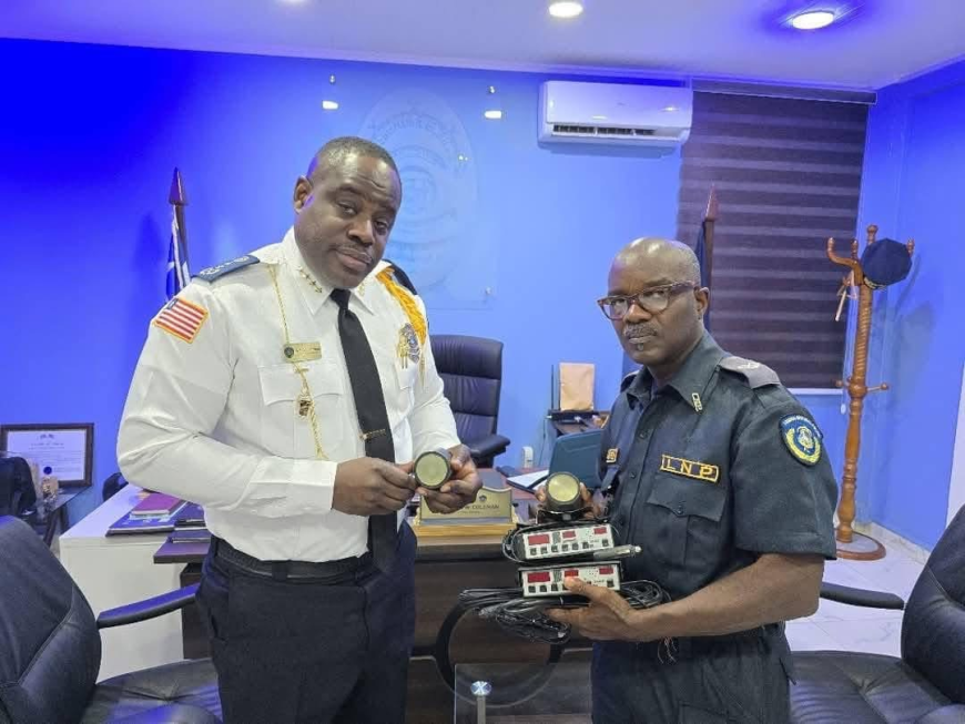 Liberia National Police Personnel Now have Body Cameras on Them