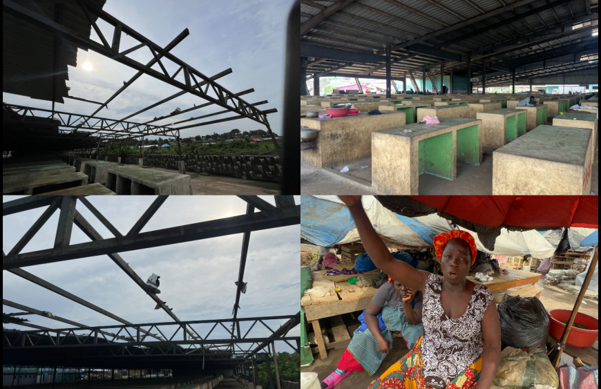 Zogoes Stealing Roof Zinc from Omega Market, Traders Abandon Omega Market for Red Light