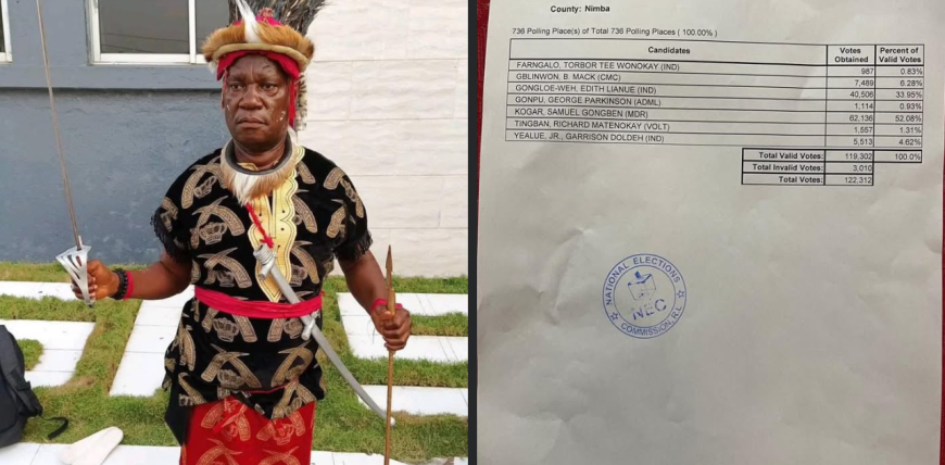 BREAKING NEWS: Samuel Kogar Wins Nimba By-Election