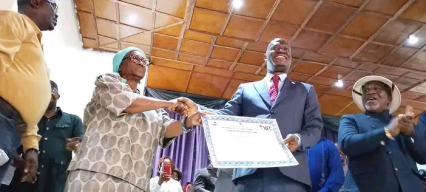 NEC Certificates Rep. Kogar Winner of Nimba Senatorial By-election
