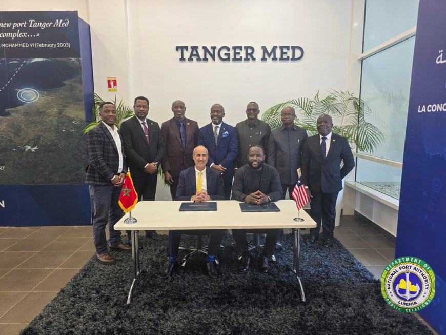 Liberia Secures First Port Deal with Morocco’s Tanger Med, Aims at Advancing Legacy Engagements into Full-Scale Infrastructure Modernization