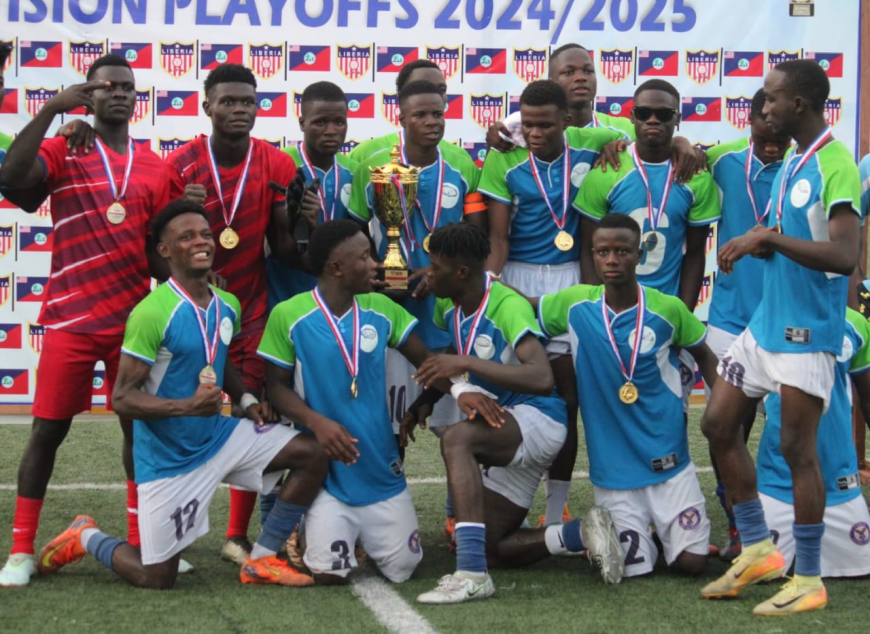 Tebeh Football Academy Clinched LFA's Montserrado Third Division Championship Unbeaten