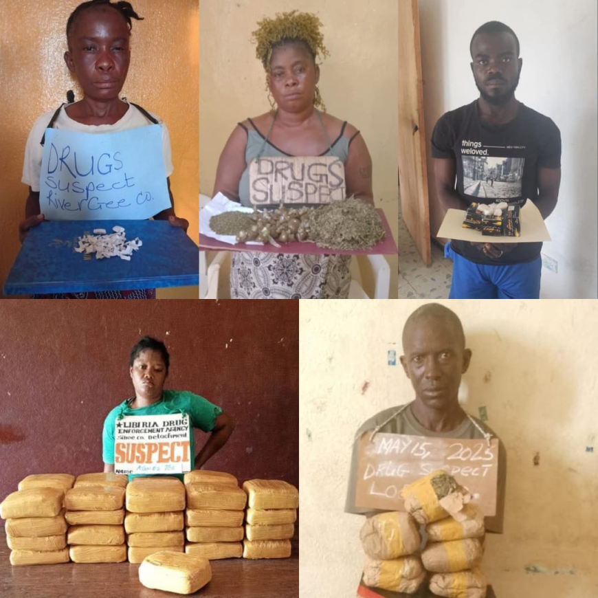 Five Suspects Arrested as LDEA Expands Anti-Drug Operation in Cross-Counties Clampdown