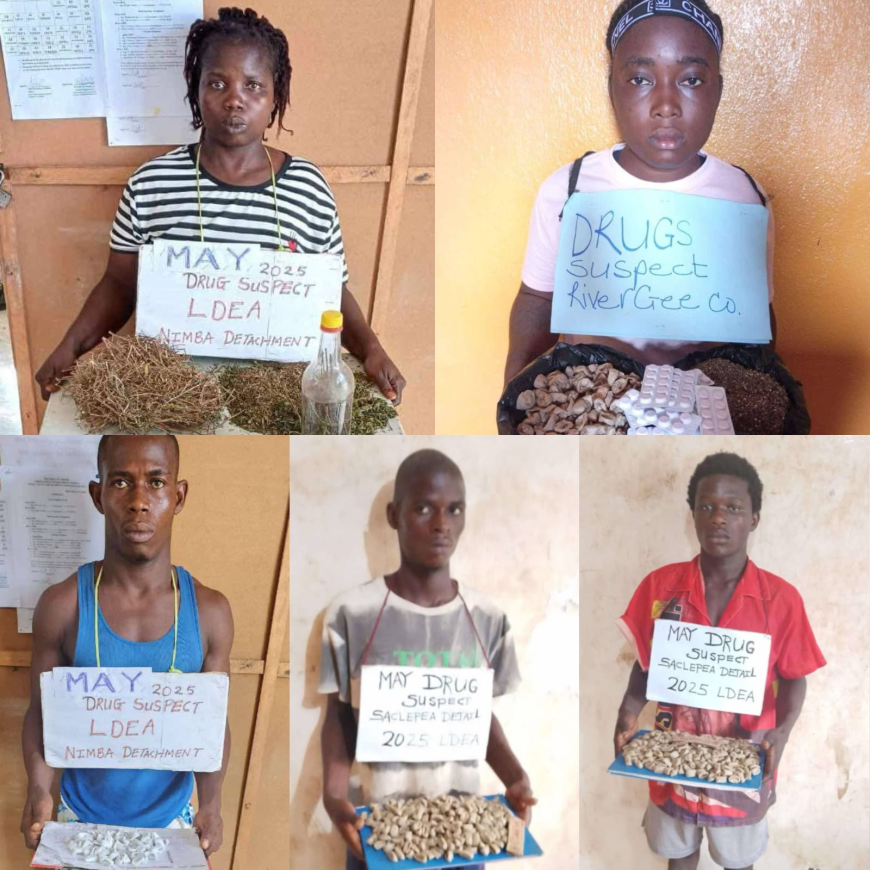 16-Year-Old Minor and Others Arrested as LDEA Confiscates Over $140K Valued of Narcotics in Cross-County Anti-Drug Operations