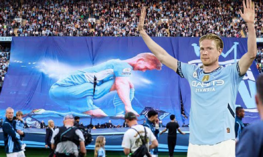 De Bruyne Bids Farewell at Etihad After A Decade with City