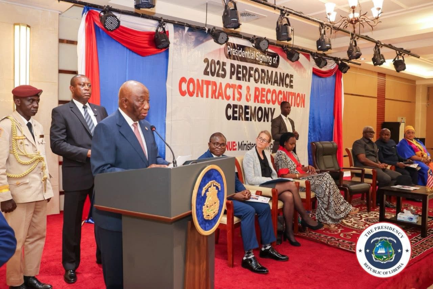 We Are Moving From Promises to Performance” President Boakai Launches 2025 Government Accountability Drive