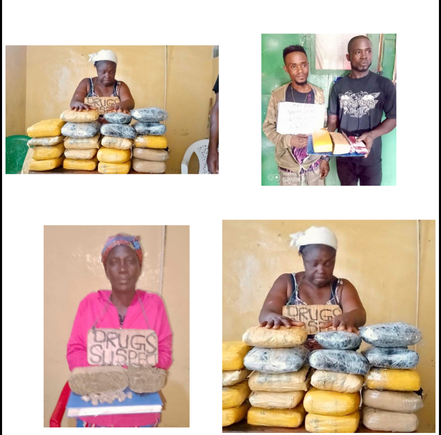 LDEA Arrests 4 for Drugs in Cape Mount and Nimba, Including 74-Year-Old Ghanaian Woman