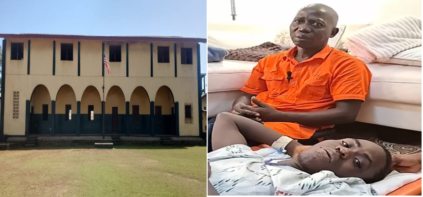 Student Spinal Cord Damaged After Fall from Fourth Floor Amid Unauthorized WASSCE Camp at St. Peter Lutheran High School, Father Makes Cry For His Son