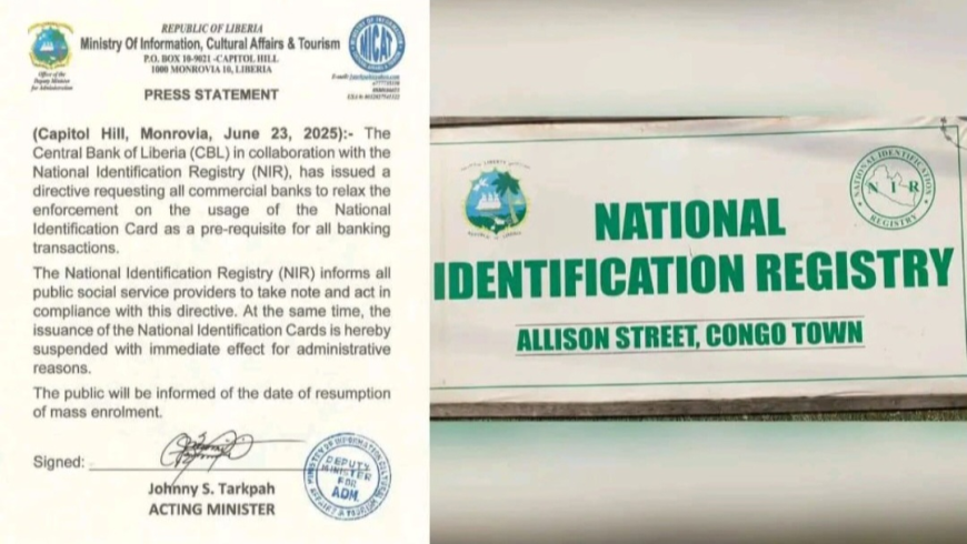 CBL, NIR Suspend Mandatory National ID Requirement for Banking Transactions