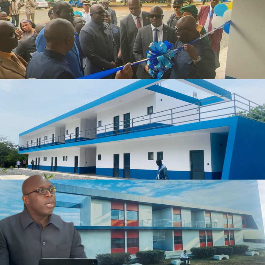 President Boakai Keeps 2024 Commitment: Government Unveils Vessel-Shaped Dormitory at Regional Maritime University
