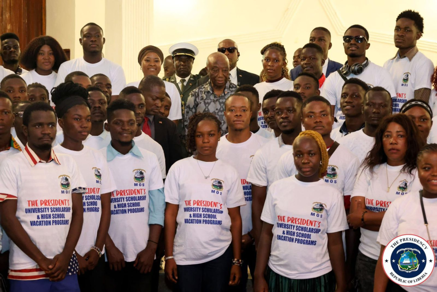 “We Are Building Liberia, Child by Child” President Boakai Launches Youth Program to Shape the Nation