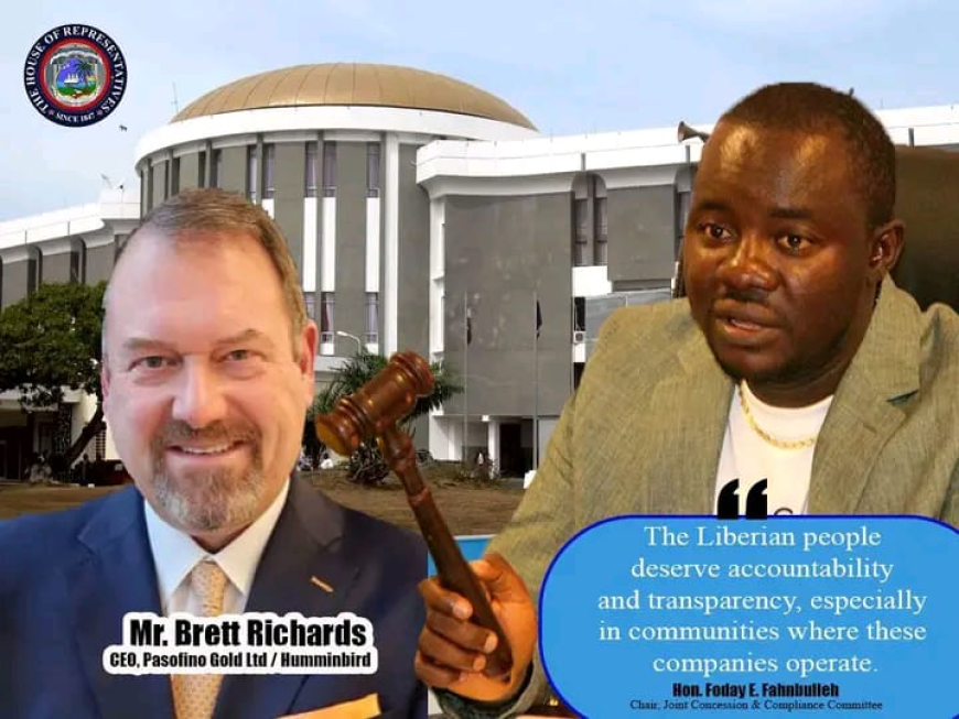Lower House Joint Committee on Concessions and Compliance Demands Accountability from Pasofino Mining Company
