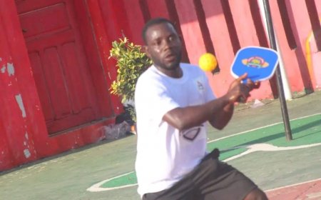 Emmanuel Chayee Crowned Liberia’s Debut National Pickle-Ball Competition Champion
