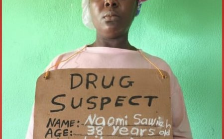 In Grand Kru County: LDEA Apprehends 38-Year-Old Woman with Narcotic Drugs Valued L$5.9m