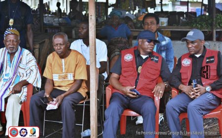 Liberia National Fire Service, Partner Launches Nationwide Fire Prevention Awareness Drive