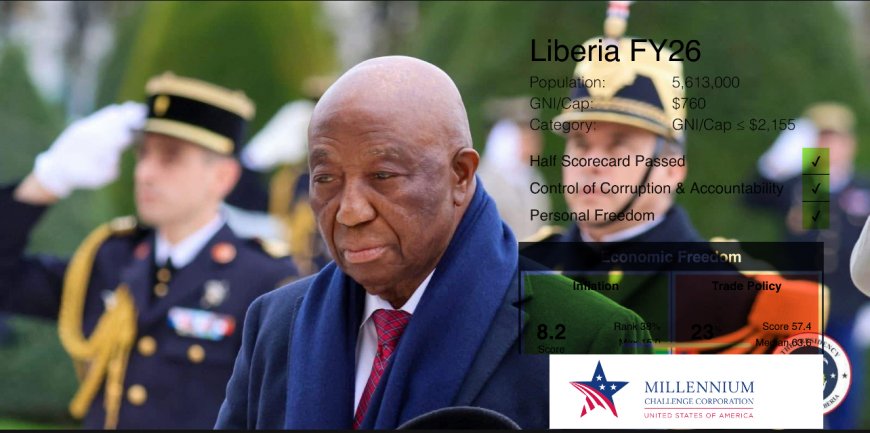 Liberia Improves Performance on MCC FY2026 Scorecard