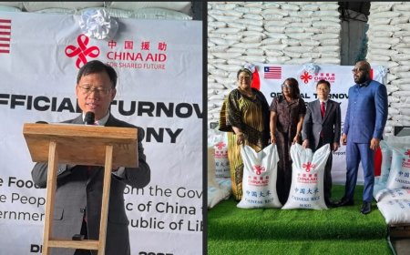 China Delivers Emergency Food Assistance to Liberia, Reinforcing Bilateral Cooperation
