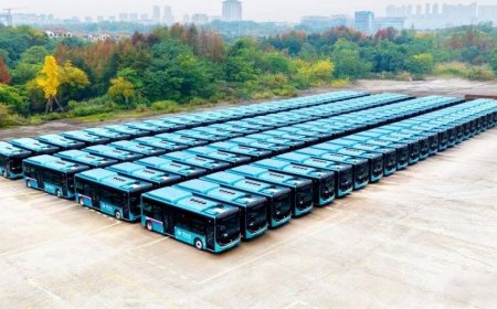 China Delivers 476 Electric Buses to Chongqing in Major Green Transit Upgrade