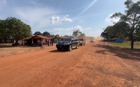 President Boakai Makes First Road Trip to Foya, Lofa for Christmas Celebration