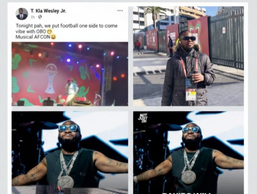 Liberian Sports Journalist Shares Vibes as Davido Rocked AFCON 2025 Build-Up Concert