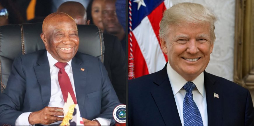 Boakai, Trump Discuss Liberia–U.S. Relations in Phone Conversation