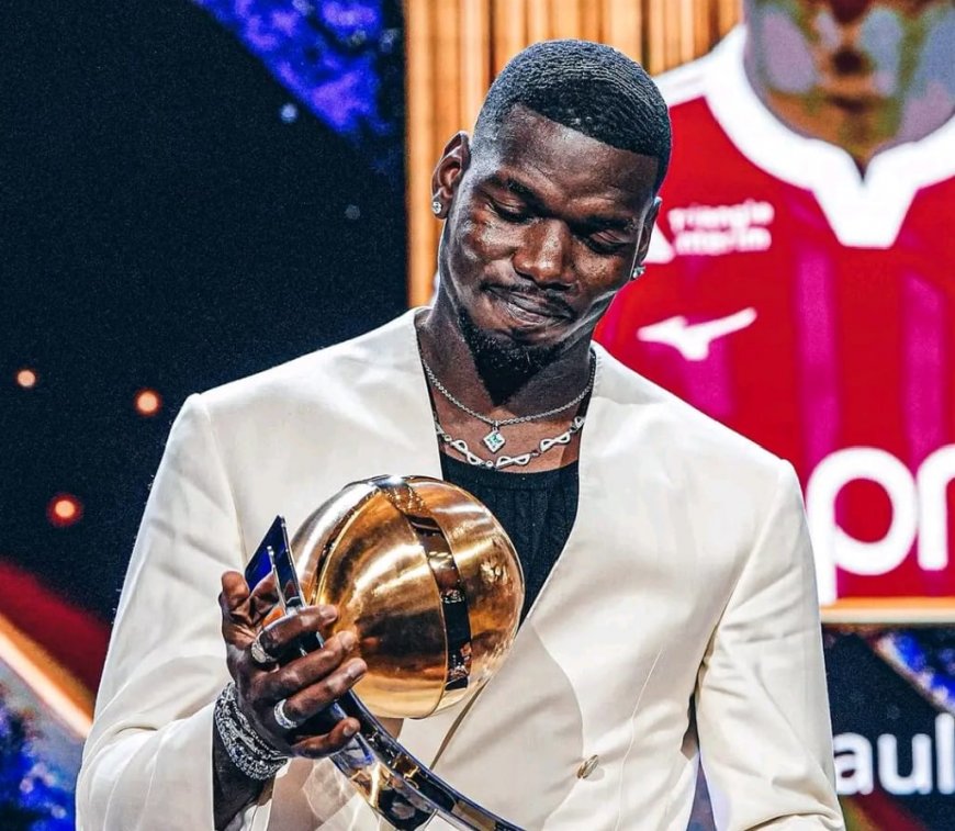 From Setback to Revival: Pogba Wins Global Soccer Best Comeback Award
